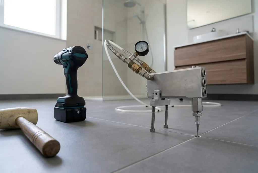 Kitbedrijf Borne – holle tegels injecteren